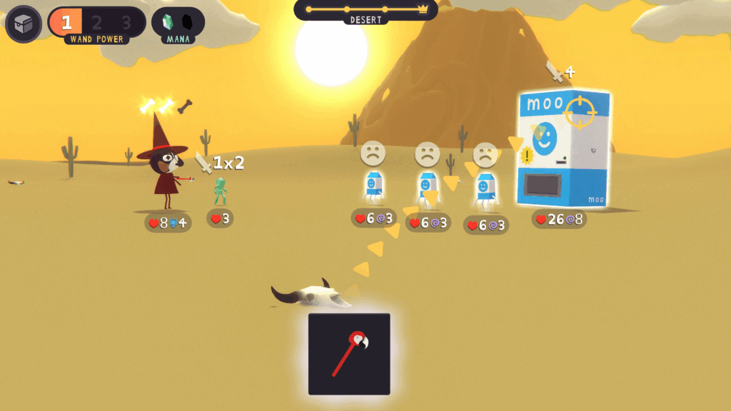 Dog Witch brings magical dice chaos to Steam later this year 2 Dog Witch Reveal Milk Vending Machine Fight