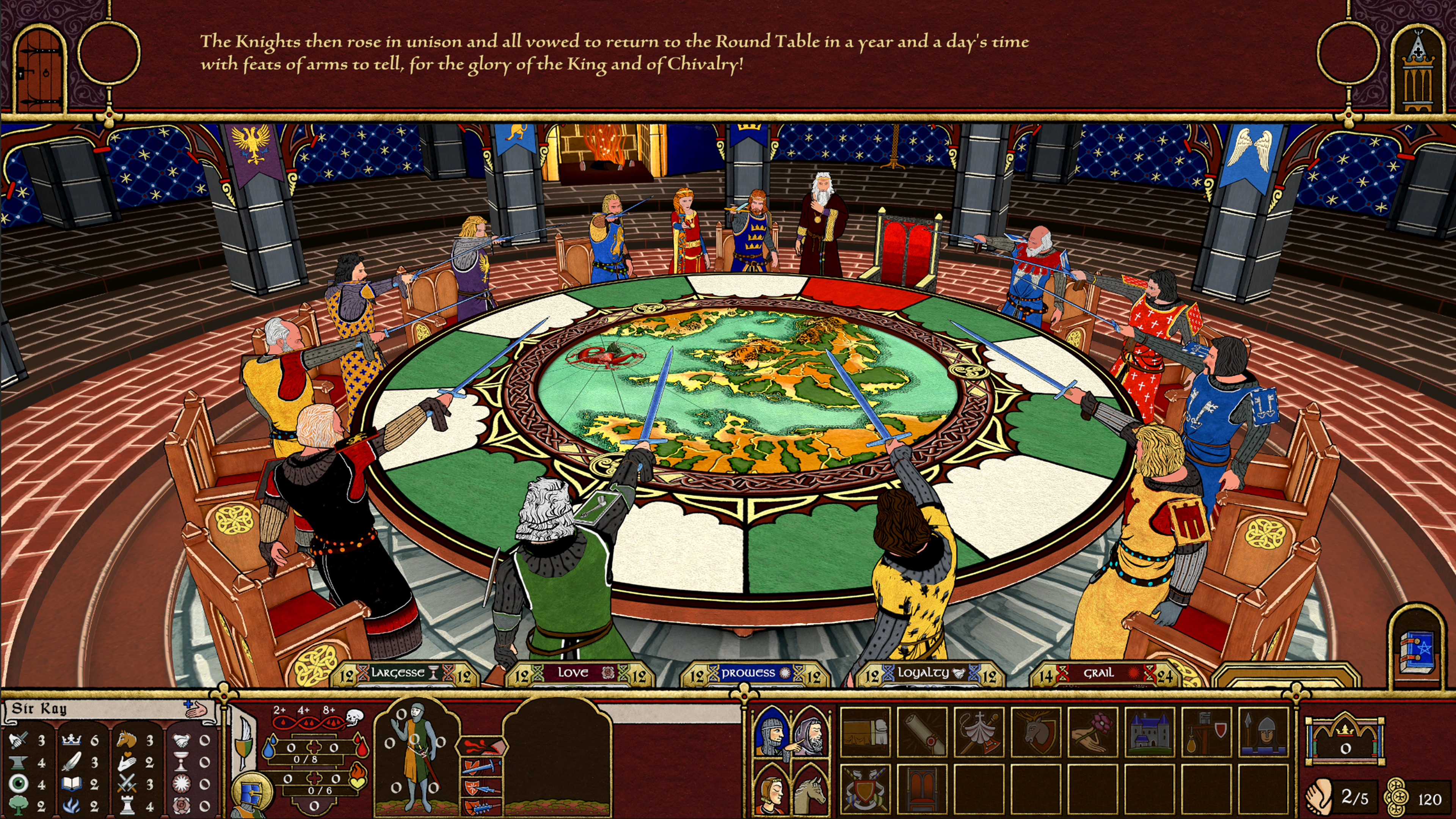 Legends of the Round Table unveils official trailer and free Steam demo today, May 13th 4 Legends of the Round Table - Round Table