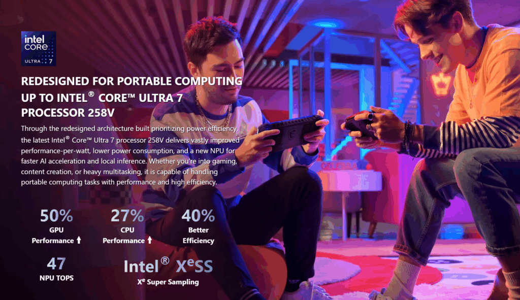 MSI reveals stunning Claw 8 AI+ Polar Tempest Edition with massive 2 TB storage 6 MSI Claw 8 AI+ Tempest edition lunar lake processor