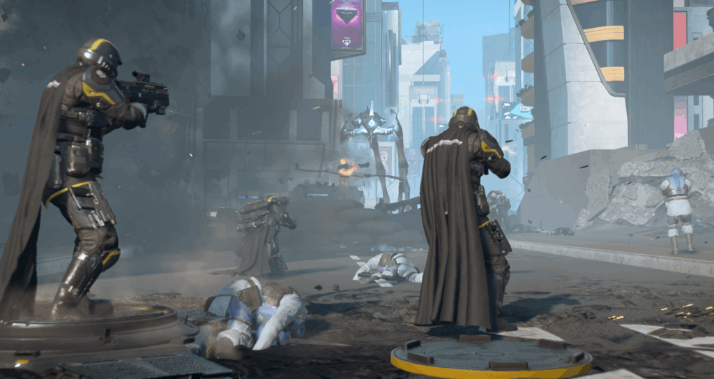 Helldivers II - Heart of Democracy urban warfare