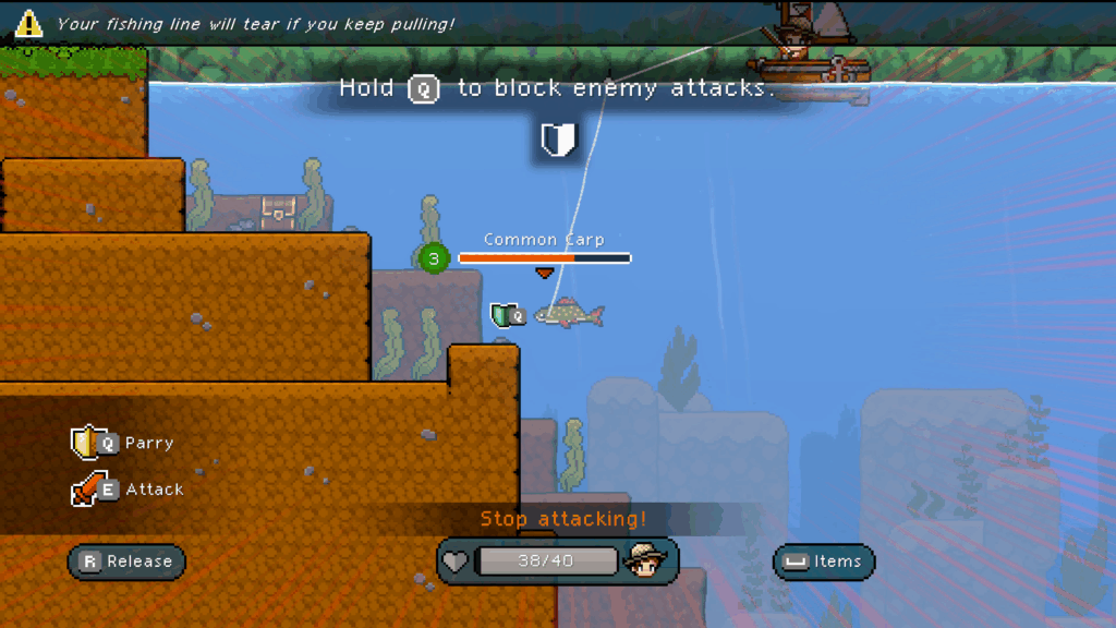 Nice Day for Fishing launches on PC, PS5, and Switch – An RPG adventure where your rod is your weapon 2 Nice Day for Fishing - Reeling in a Fish