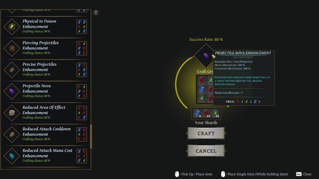 To Kill a God - crafting materials