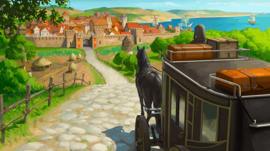 The Necromancer’s Tale demo now live – A dark descent into 18th-century necromancy begins 4 The Necromancer's Tale Splash Logo - Transition Picture Adventure Begins