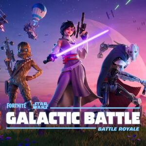 Fortnite x Star Wars 2025 - Galactic Battle - Logo and Key Art