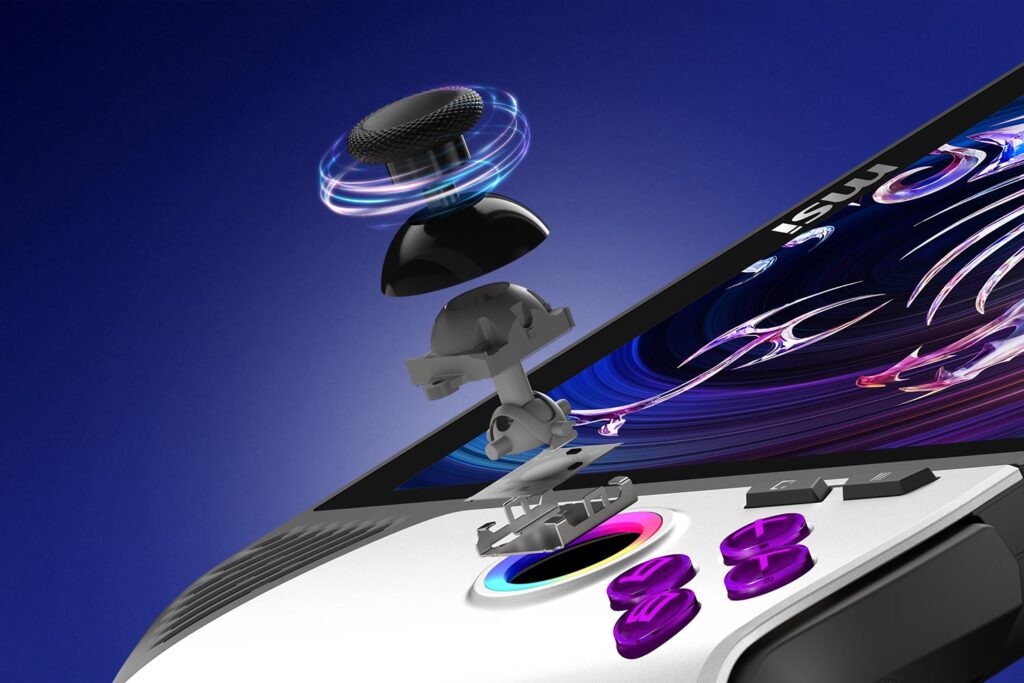 MSI reveals stunning Claw 8 AI+ Polar Tempest Edition with massive 2 TB storage 4 MSI Claw 8 AI+ Tempest edition triggers