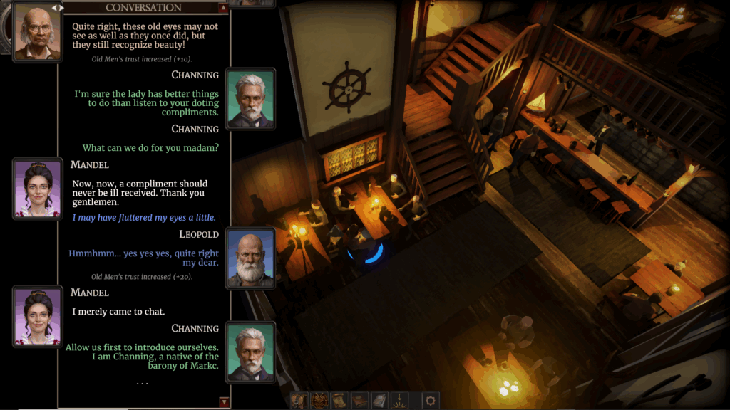 The Necromancer’s Tale demo now live – A dark descent into 18th-century necromancy begins 3 The Necromancer's Tale - Gameplay with Conversation