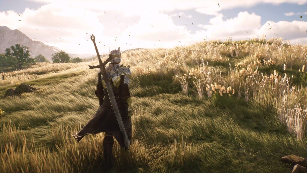 Chrono Odyssey - walking through grass fields