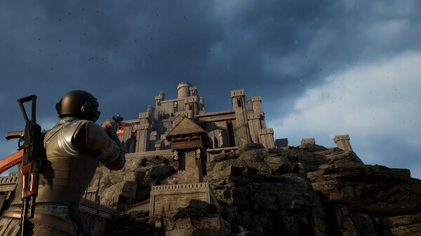 Kingmakers gets explosive Early Access release on October 8 for PC 4 Kingmakers - pointing a sniper at a castle