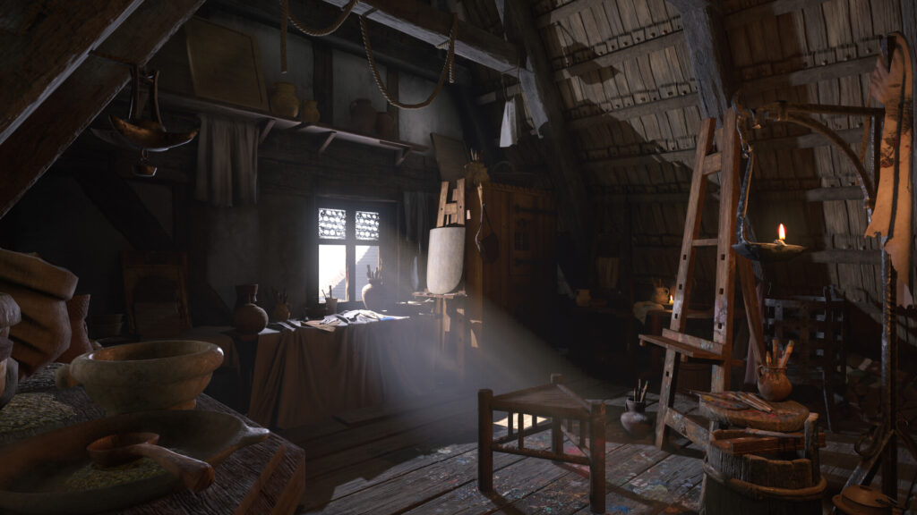Kingdom Come: Deliverance 2 releases first DLC Brushes with Death alongside 1.3 update 4 Kingdom Come Deliverance 2: Brushes with Death - interior structure of a room