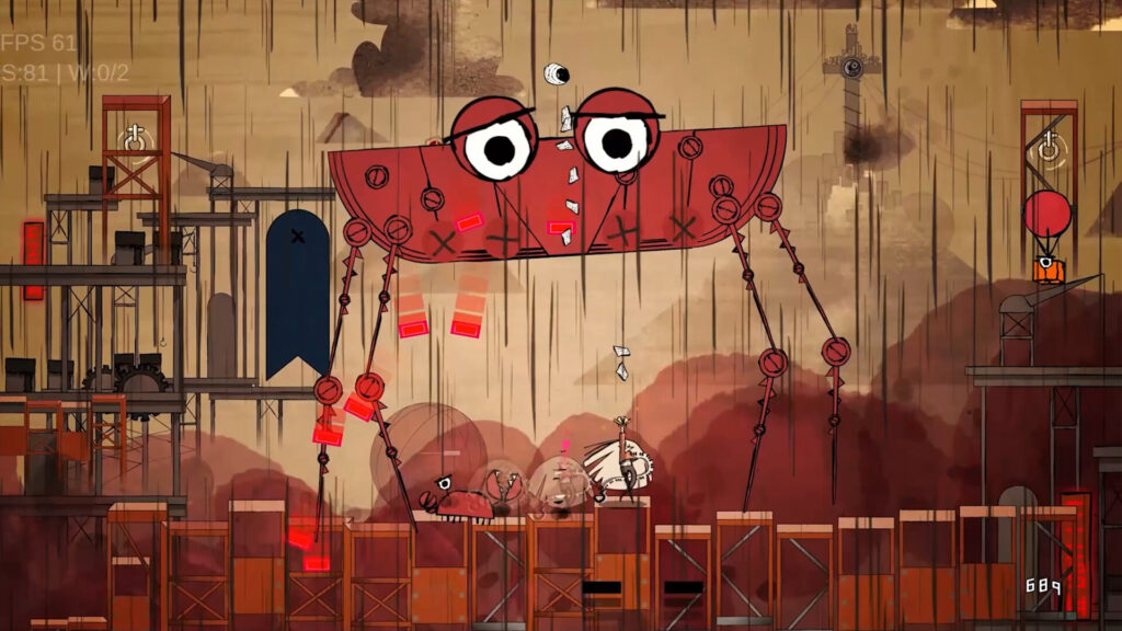 LavaLoop delivers exciting rhythm-based shooter action in a stunning steampunk world 4 LavaLoop - boss battle