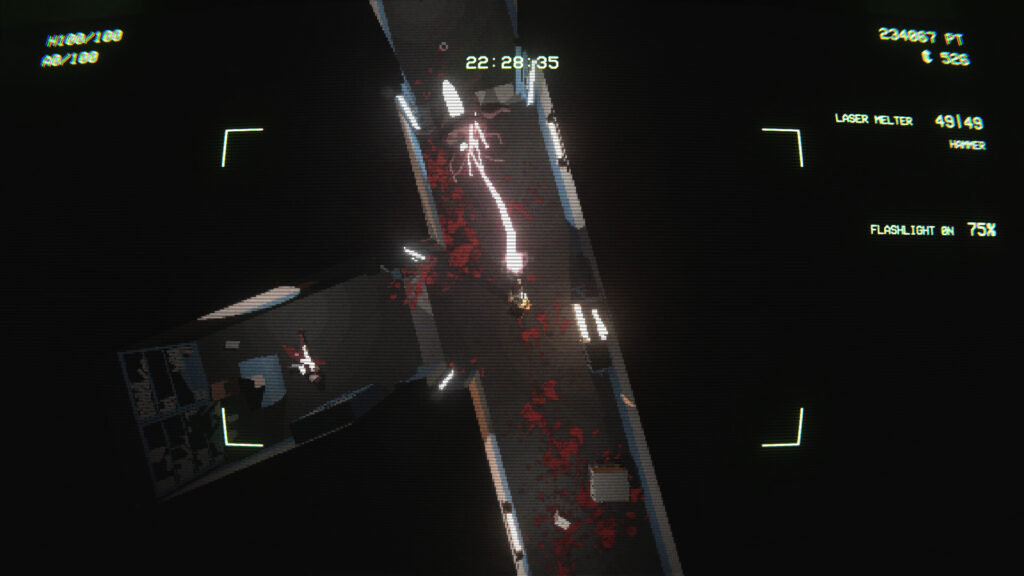 Empty Shell 2 brings roguelike horror action to PC with free Steam demo 4 Empty Shell 2 - killing a creature