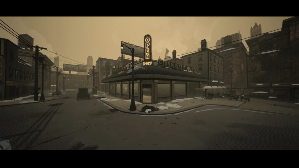 The Shadow Syndicate blends stealth, bullet-time, and noir mystery in 1930s Brooklyn 6 The Shadow Syndicate - town