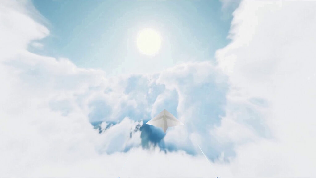 Paper Sky - gliding above the clouds