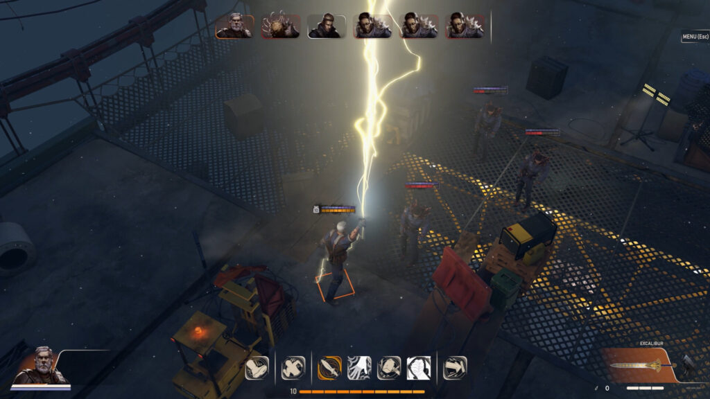 Critical Shift - lightning strike