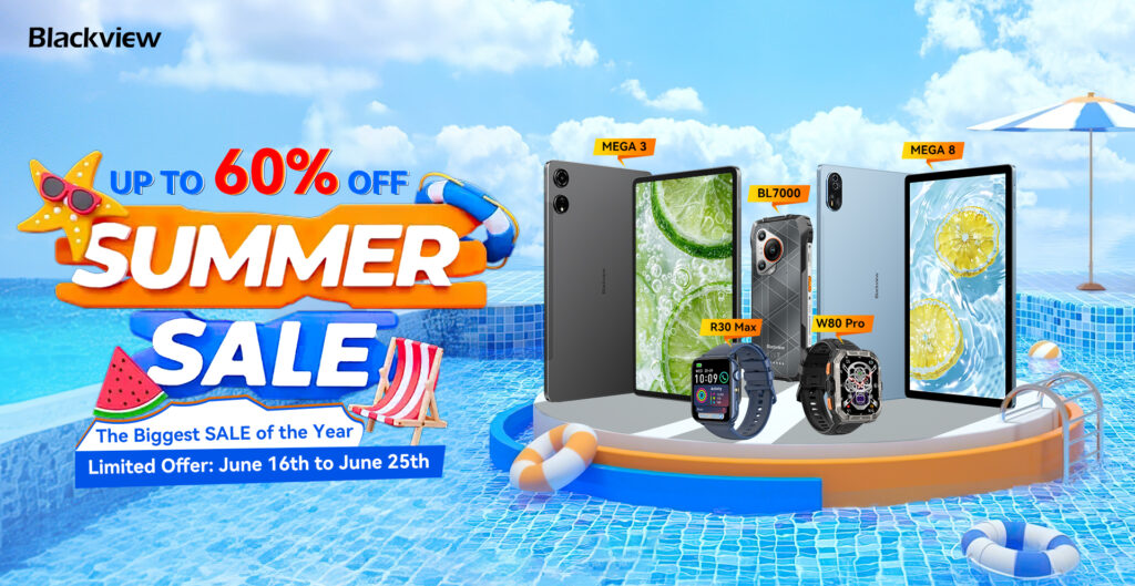 Blackview Summer Sale 2025 exclusively on Ali Express