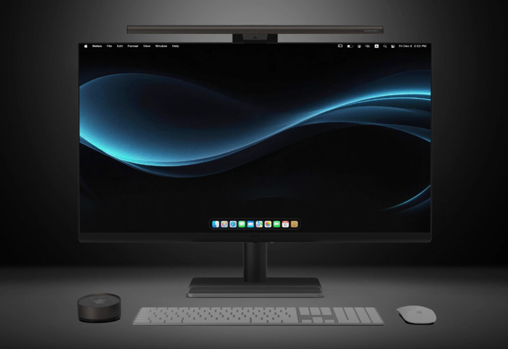 BenQ unveils powerful ScreenBar Halo 2 monitor light with 423% wider backlight and pro-grade eye comfort 5 BenQ ScreenBar Halo 2 Monitor Light on Monitor