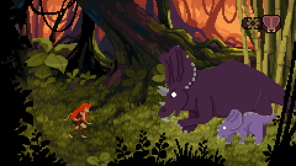 Theropods lets you point, click, and roar through a prehistoric pixel-art adventure – demo launches June 9 for Steam Next Fest 3 Theropods - Chasmo
