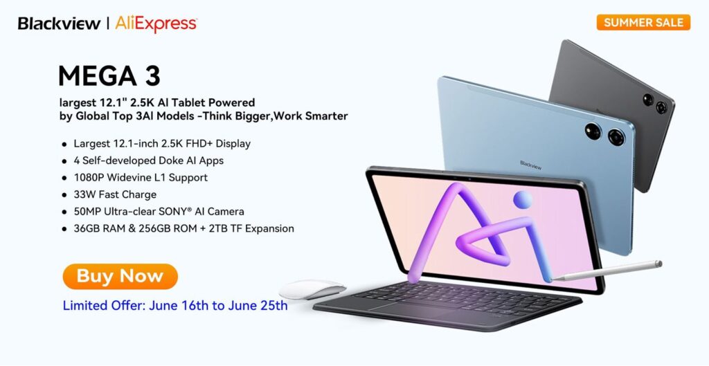 Blackview MEGA 3 Ali Express Summer Sale