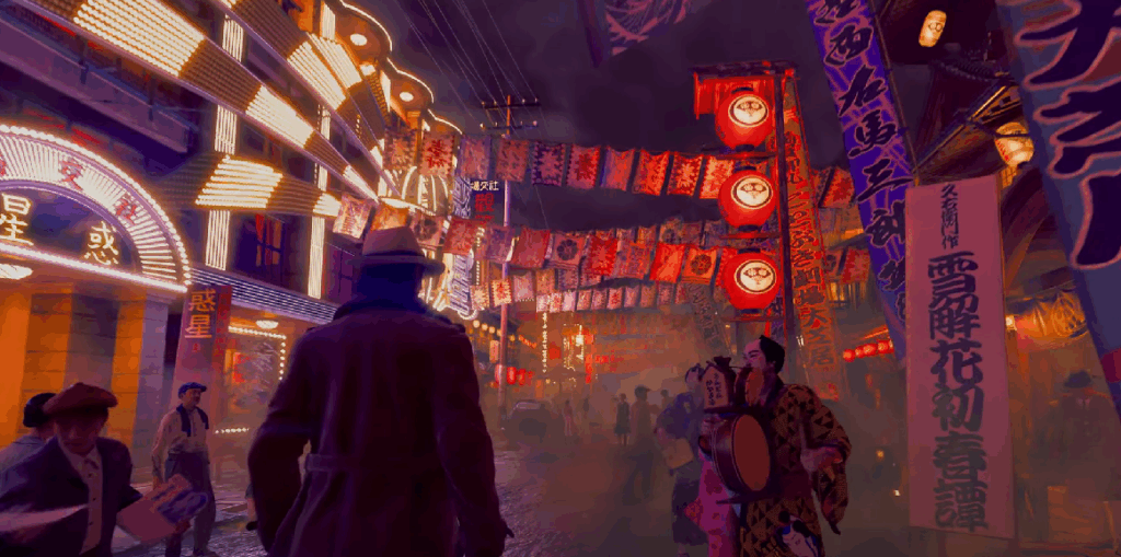 Stranger Than Heaven - bustling streets