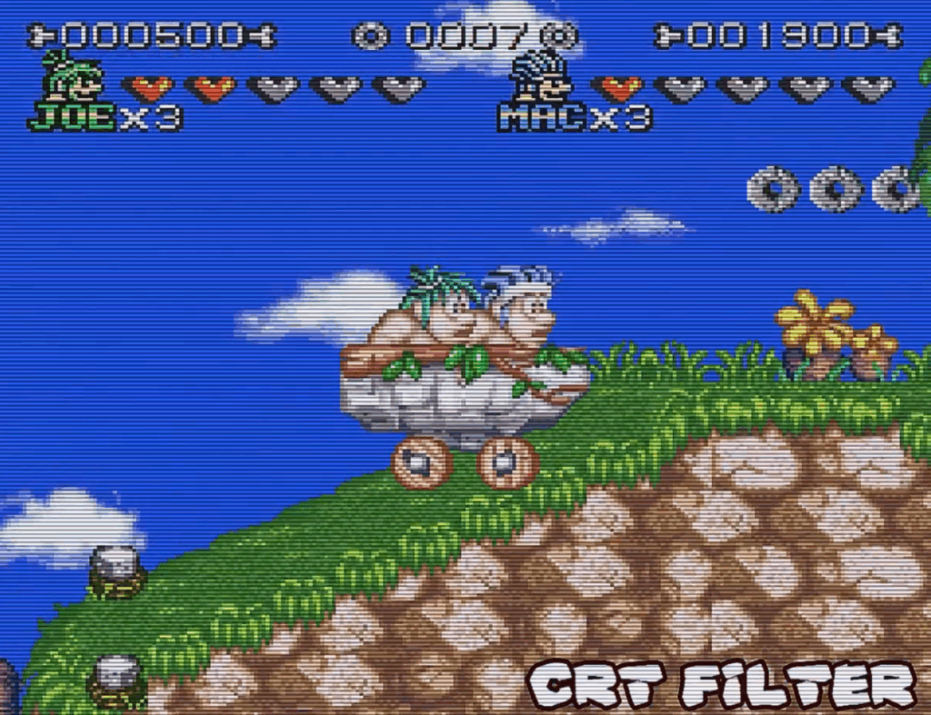 Joe & Mac Retro Collection launches June 10 on Kickstarter with uncensored Japanese versions and new features 4 Joe & Mac riding a Cart