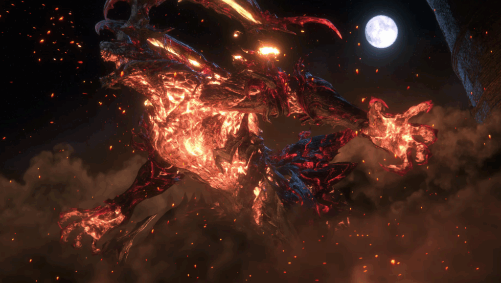 Final Fantasy XVI - Fire dragon