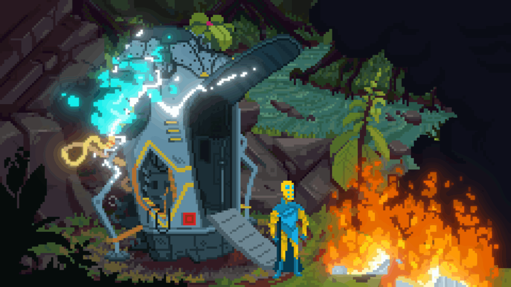 Theropods lets you point, click, and roar through a prehistoric pixel-art adventure – demo launches June 9 for Steam Next Fest 4 Theropods - Spacepod