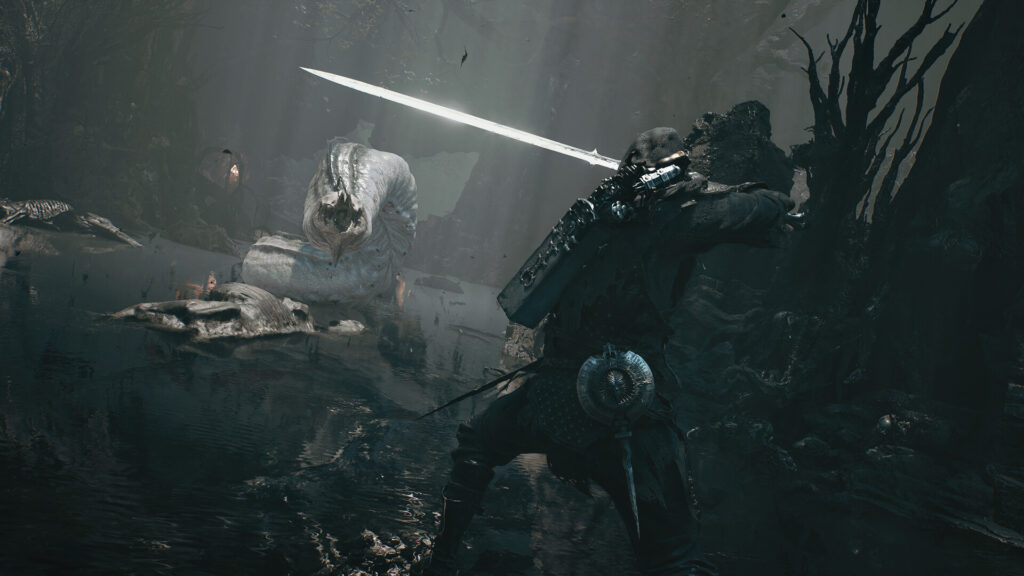 Mortal Shell II brings brutal open-world action to PS5, Xbox, and PC in 2026 5 Mortal Shell II - fighting a monster with a long sword