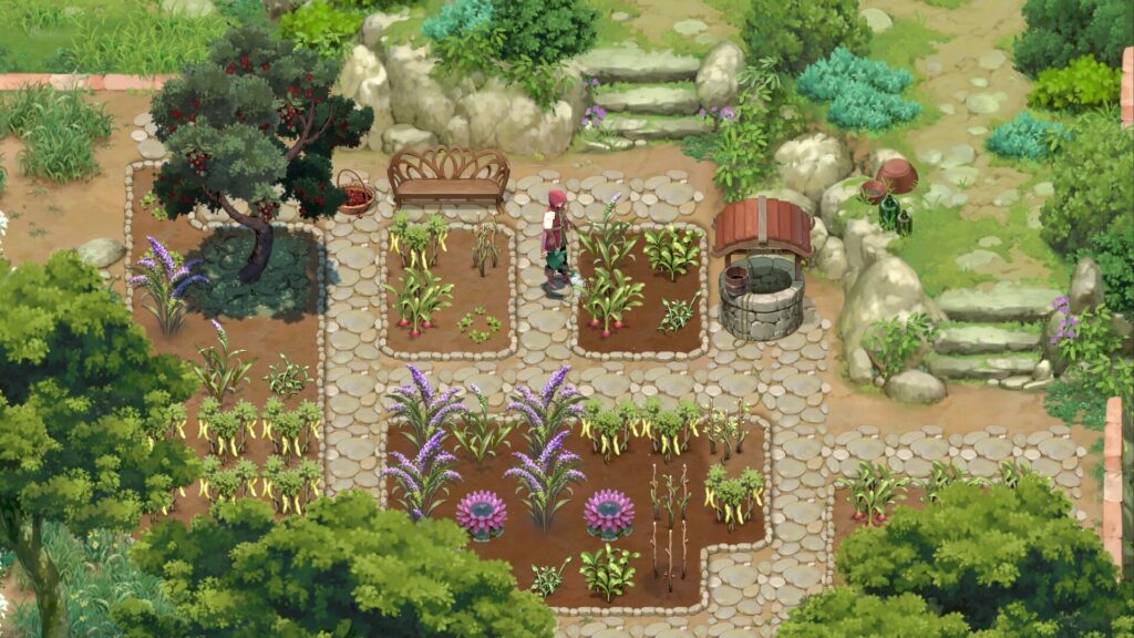 Mandrake, a cosy magical life sim RPG with gardening, ghosts and folklore 5 Mandrake - gardening