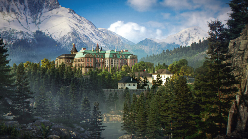 007 First Light is coming in 2026 with a bold new James Bond origin story 6 007 First Light - Mansion in the mountains