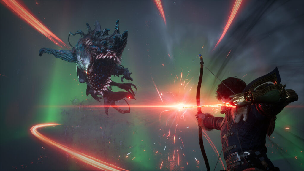 Lies of P Overture DLC surprise drops with thrilling new story, bosses, and weapons 5 Lies of P Overture - attacking a monster with a arrow