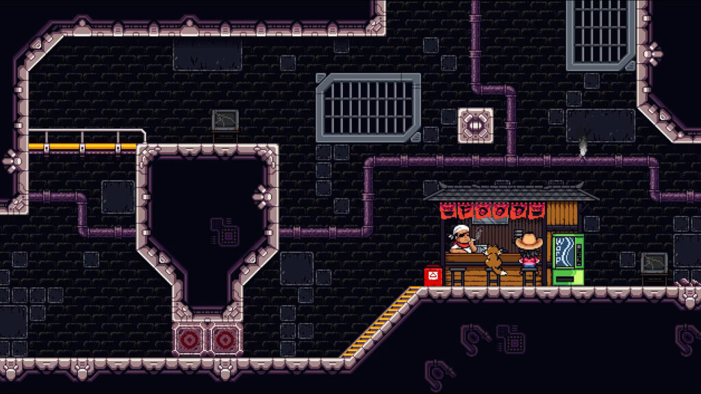 The Prisoning: Fletcher’s Quest demo dives into dev despair with pixel-perfect chaos 4 The Prisoning: Fletcher’s Quest - Ramen stand