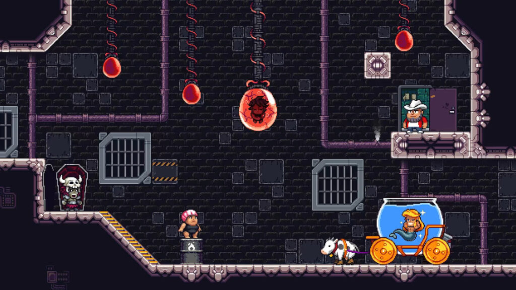 The Prisoning: Fletcher’s Quest demo dives into dev despair with pixel-perfect chaos 2 The Prisoning: Fletcher’s Quest - Meet the Gang