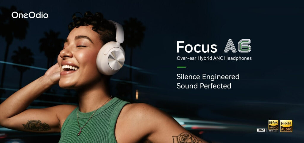 OneOdio Focus A6 ANC headphones - featured image