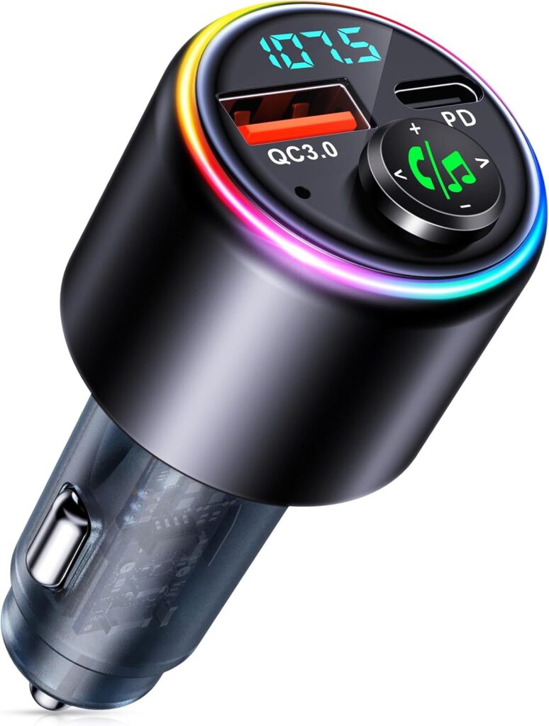 CIRYCASE Bluetooth 5.3 Car Adapter