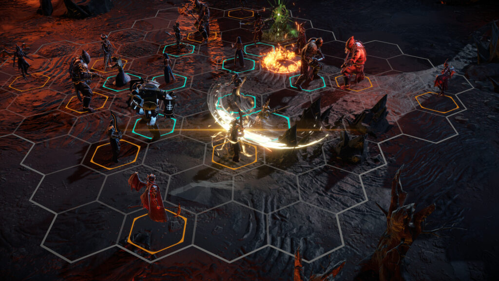 Disciples: Domination - grid like battles 