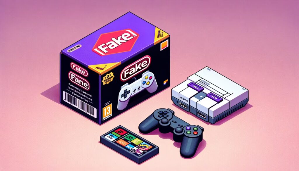 Fake Brands in Gaming - Key Art