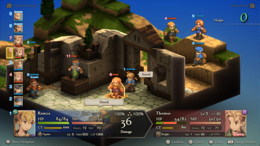 Final Fantasy Tactics - The Ivalice Chronicles, gameplay shot 