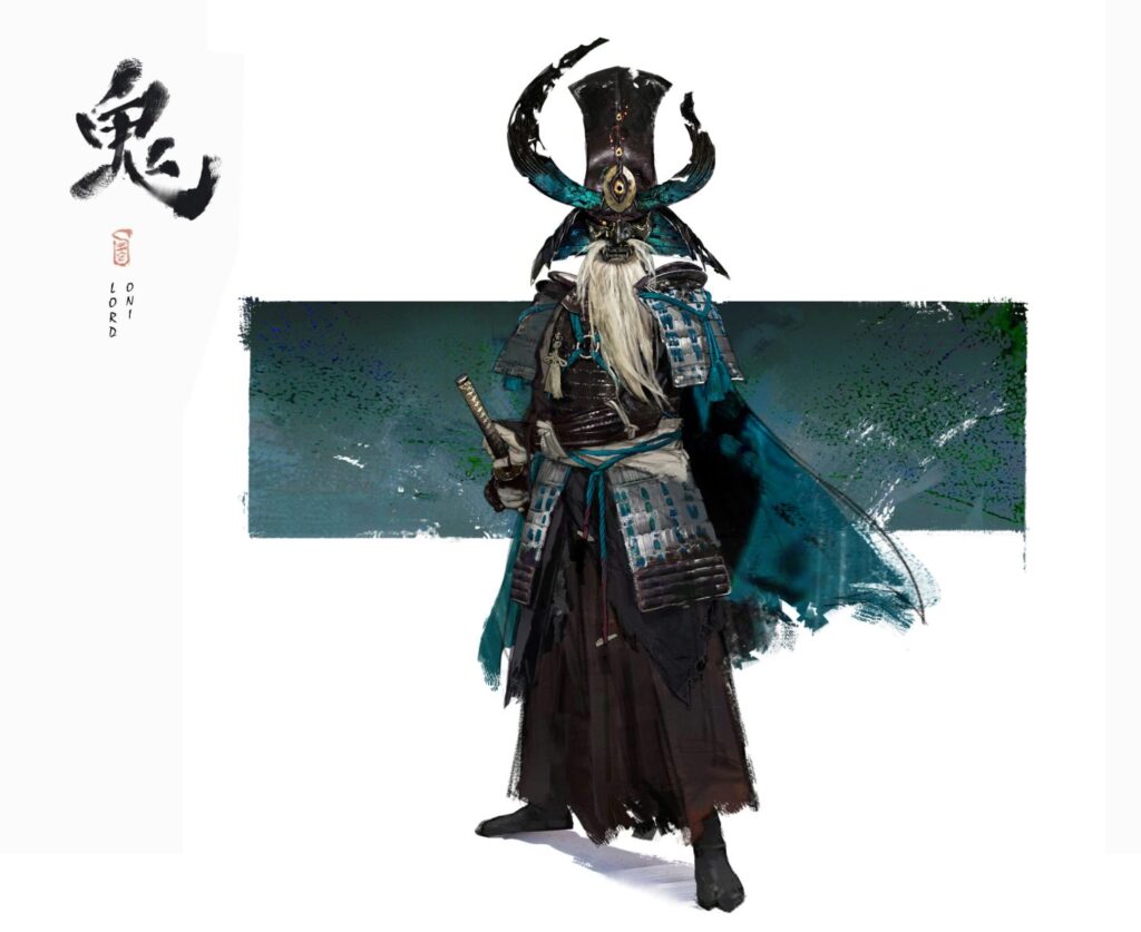 Ghost of Yotei - demons art 