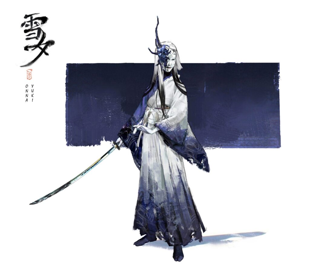 Ghost of Yotei - demons art 