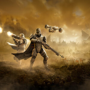 Helldivers 2 - Into the Unjust - key art