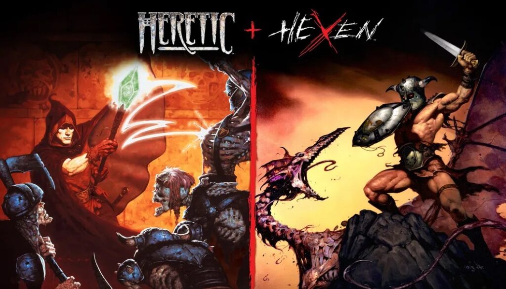Heretic + Hexen remaster collection - title image