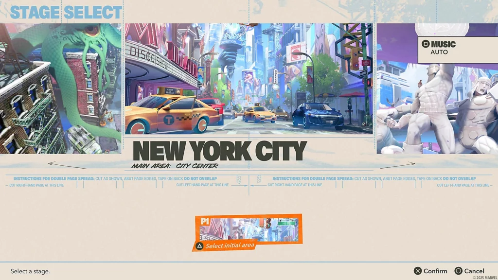 Marvel Tokon: Fighting Souls - Maps