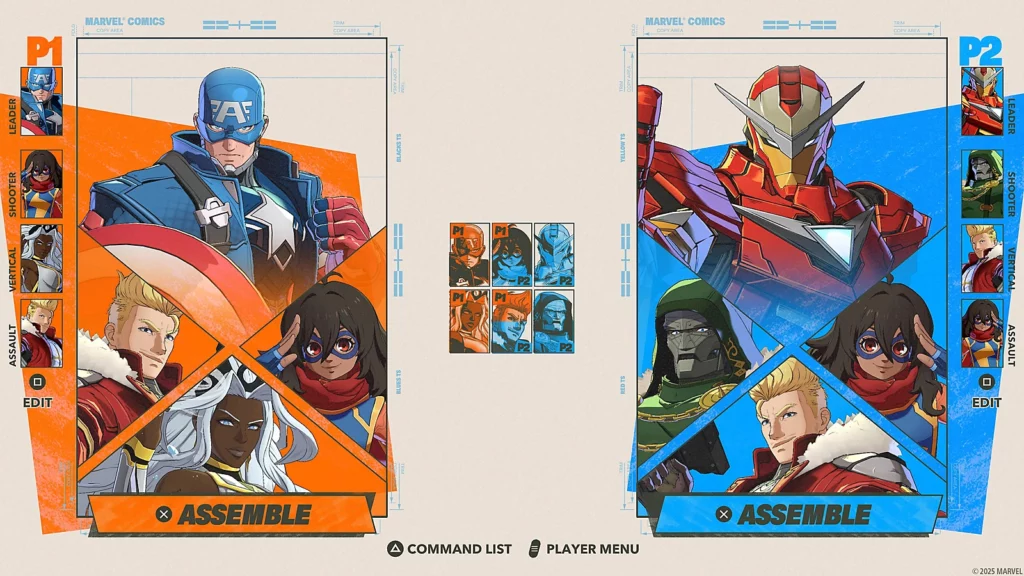 Marvel Tokon: Fighting Souls - character roster