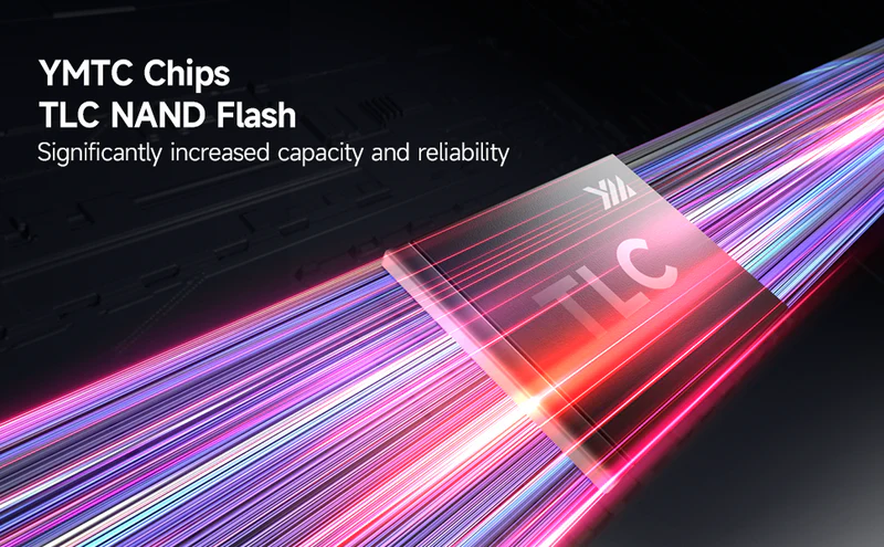 MOVESPEED 1TB Gen4 NVMe Black Panther SSD - YTMC Chip