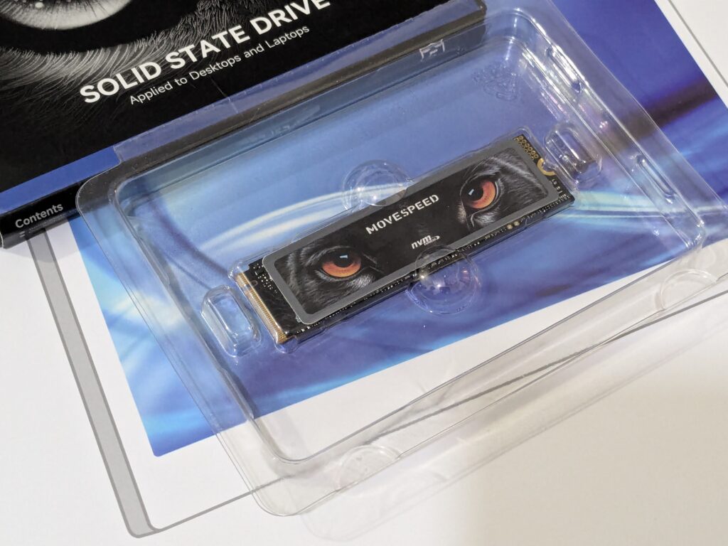 MOVESPEED 1TB Gen4 NVMe SSD in plastic packaging