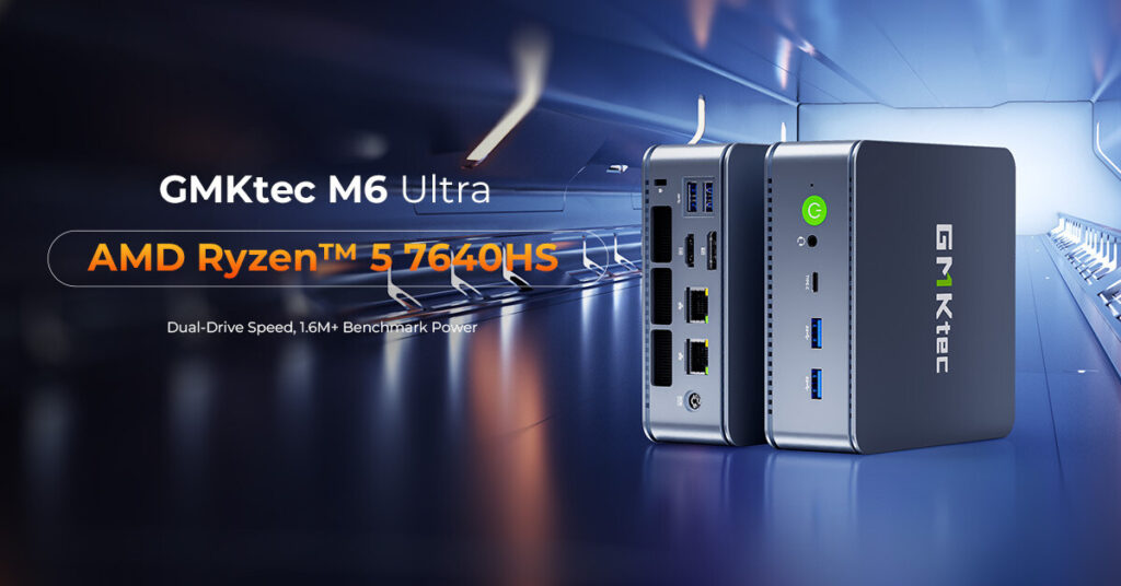 GMKtec NucBox M6 Ultra Mini PC - Key Art