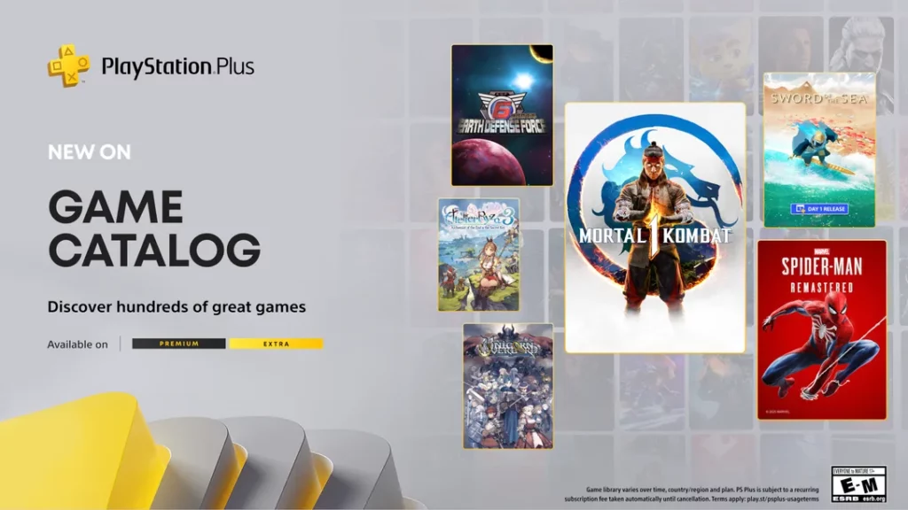 PlayStation Plus game catalog for August