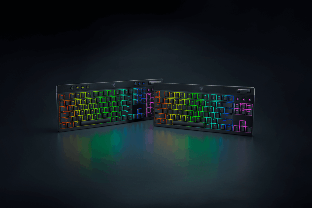 Razer’s BlackWidow V4 low-profile keyboards