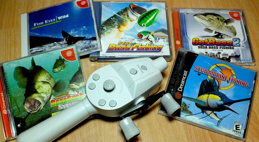 Sega Fishing Rod for the Dreamcast