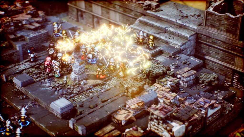 TRIANGLE STRATEGY - gameplay shot 